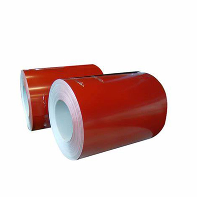 Red PPGL Coil Roofing DX51D Prepainted Color Coiled Steel Coil