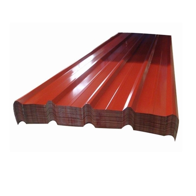 Czerwony 40g panel dachowy ze stali ocynkowanej falistej 120 cm AISI