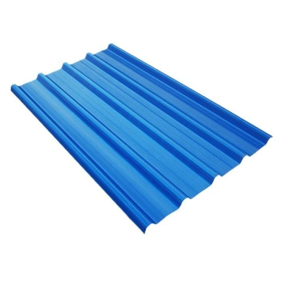 Niebieskie ocynkowane faliste blachy dachowe DC02 180g ocynkowane panele dachowe