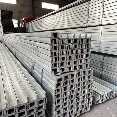 ASTM Standardowy ocynkowany kanał stalowy hurtowy 3-calowy stalowy kanał C