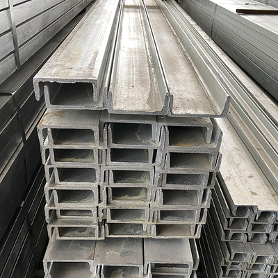 ASTM Standardowy ocynkowany kanał stalowy hurtowy 3-calowy stalowy kanał C
