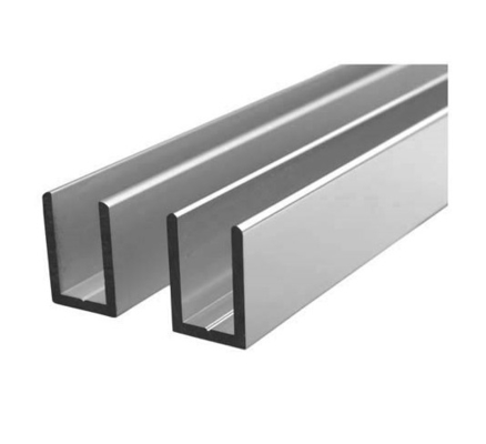 SUS 304 321 Kanał ze stali nierdzewnej Belka U / C Profil SS 409 Walcowany na gorąco 100 * 50 * 5 mm