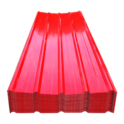 CGCC Gi Color Coated Corrugated Sheet 5ft Steel Corruged Roofing