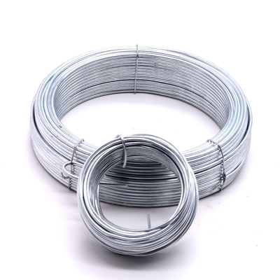 Niskowęglowy drut żelazny GI Q235 ocynkowany 10 12 14 Gauge