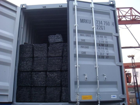 Q235 Czarna, malowana proszkowo rura kwadratowa Astm 12ft Bezszwowa prostokątna stalowa rura