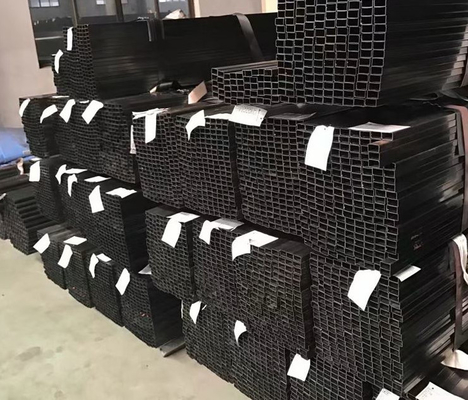 DIN 40X40 Czarna prostokątna rura stalowa 20 mm ocynkowana rura kwadratowa