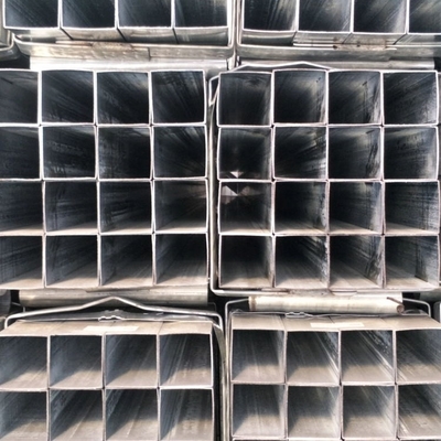 Hot Dip Q345 Ocynkowana stalowa skrzynka Sekcja 100x100 Kwadratowa rura Gal