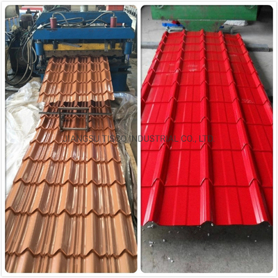 Zielony arkusz dachowy Gi powlekany kolorem S220GD 8ft Arkusze dachowe