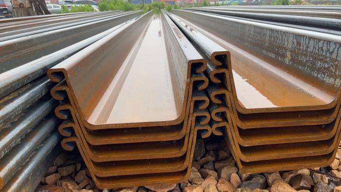 Tianjin Steel Factory Supply Sheet Pile Steel Price of Type 2 Steel Sheet Pile