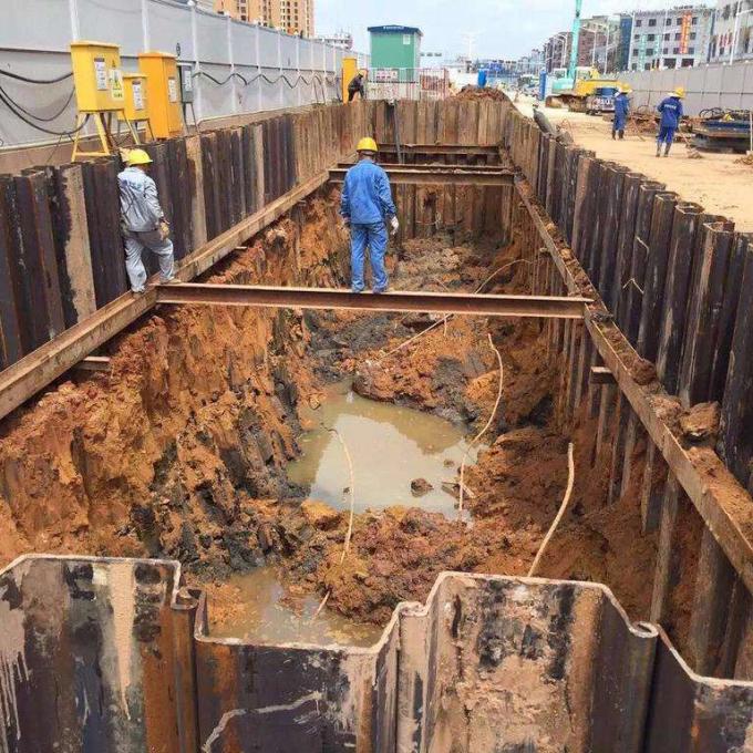 Tianjin Steel Factory Supply Sheet Pile Steel Price of Type 2 Steel Sheet Pile