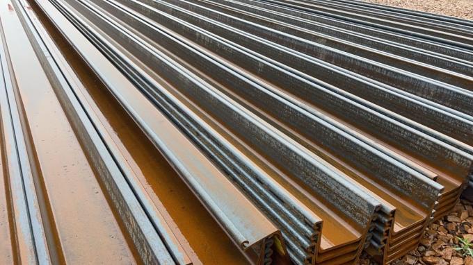Tianjin Steel Factory Supply Sheet Pile Steel Price of Type 2 Steel Sheet Pile